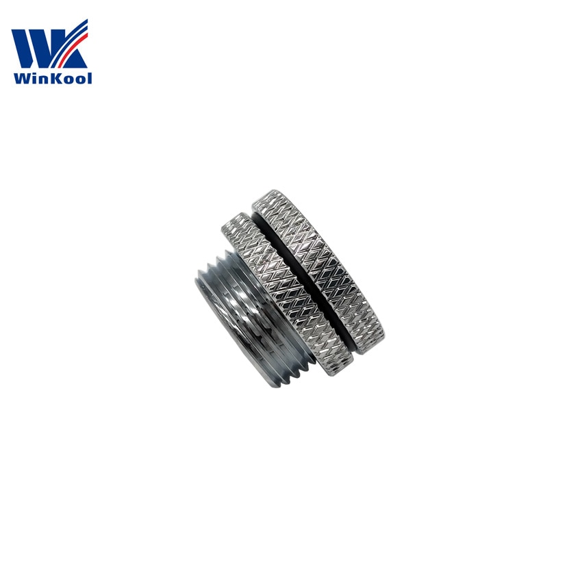 WinKool G1/4" Bulkhead Pass-Through Fitting / Fillports Black Silver Multi Color Option PC Water Cooling