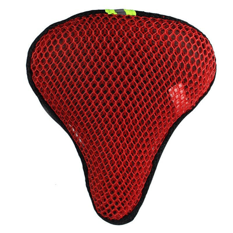 Andningsbar stötdämpning vattentät polyester universell ersättningsdyna cykelsätesöverdrag solskydd ergonomiskt mesh: Rd