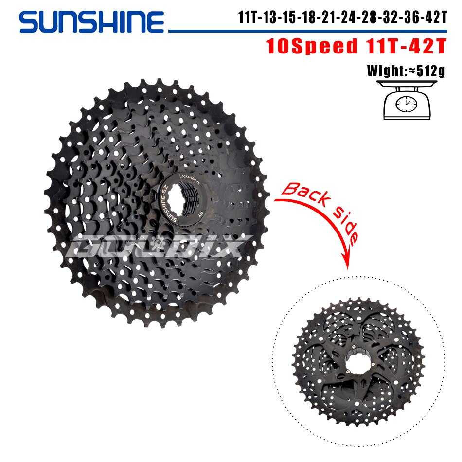Sonnenschein schwarz fahrrad freilauf mtb fahrrad kassette k7 8/9/10/geschwindigkeit hg struktur spezifikation für shimano sram: Navy Blau