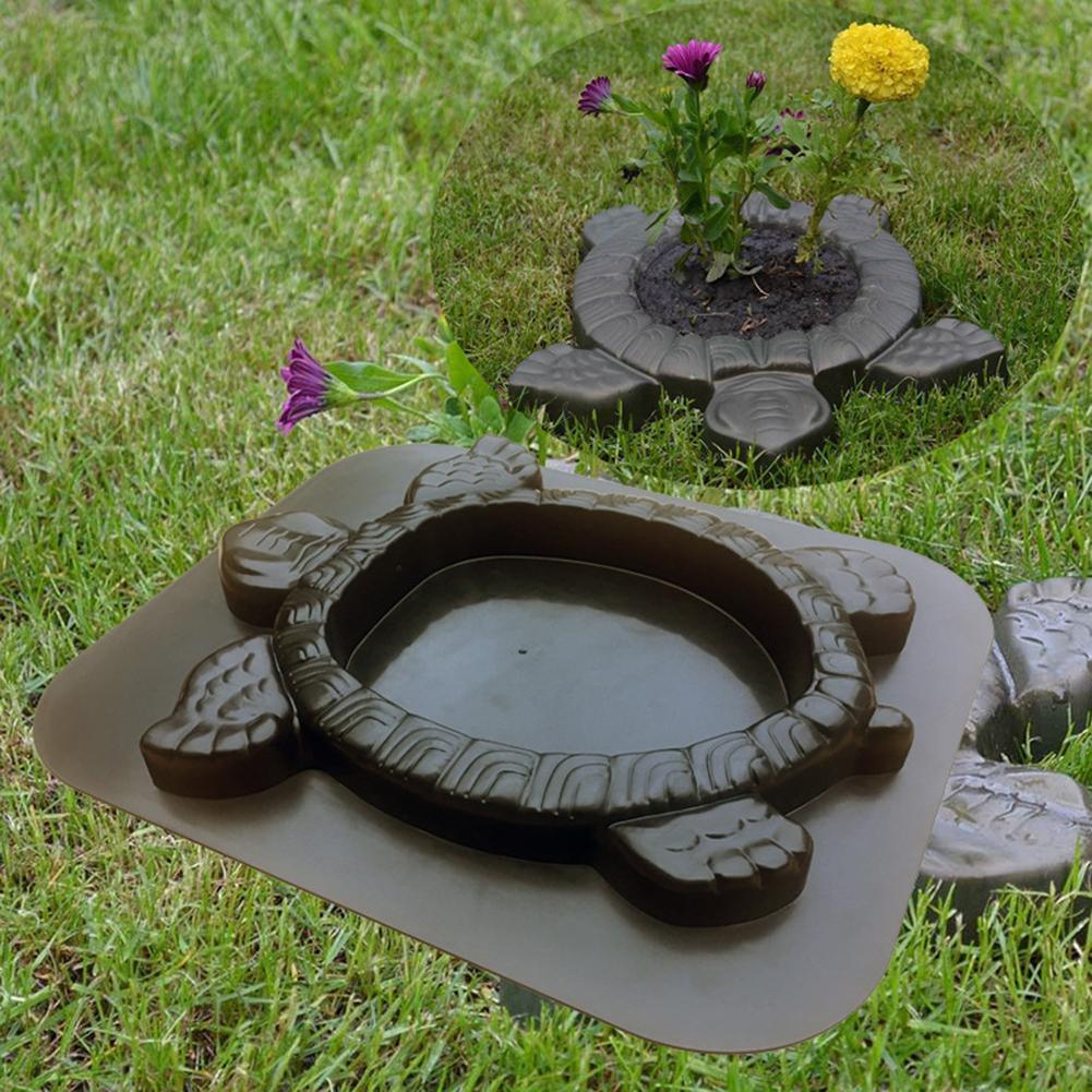 Planting Flowers Mould Garden Path Maker Turtle Concrete Cement Mold Brick Decor Save Your Time and Energy for Convenience