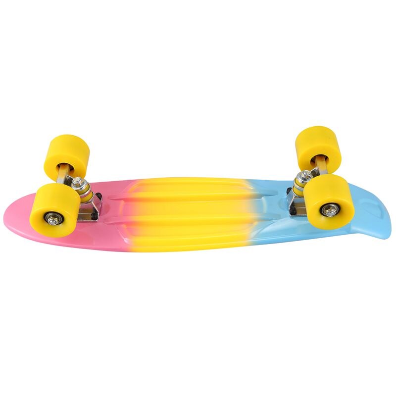 22 inch Mini Skate Board for Kids 22 Inch Graphic Retro Board Child Skateboard Cruiser