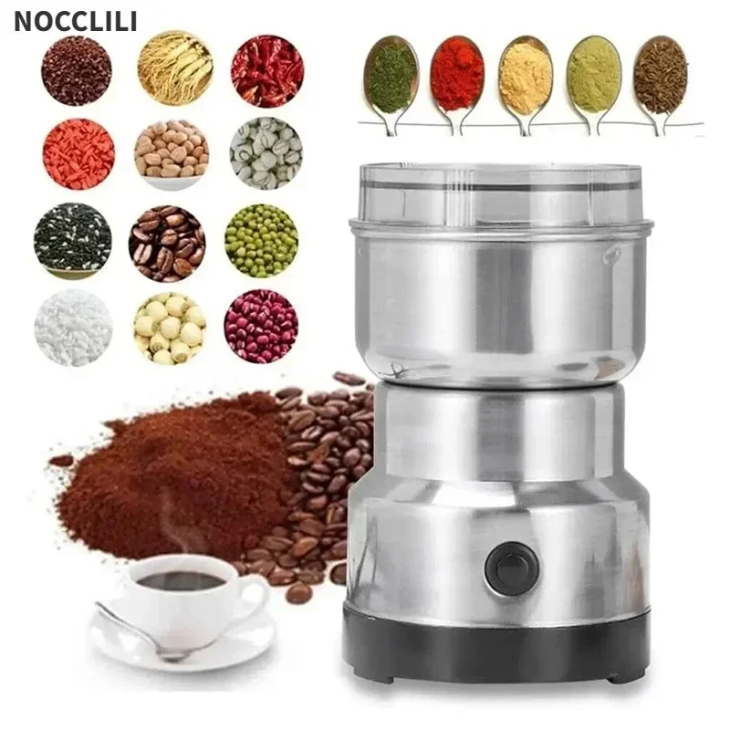 Elektrische Mühle Multifunktionale Kaffeemühle Getreide Nüsse Bohnen Gewürze Körner Mühle Machineultra-feine Babynahrungsmühle