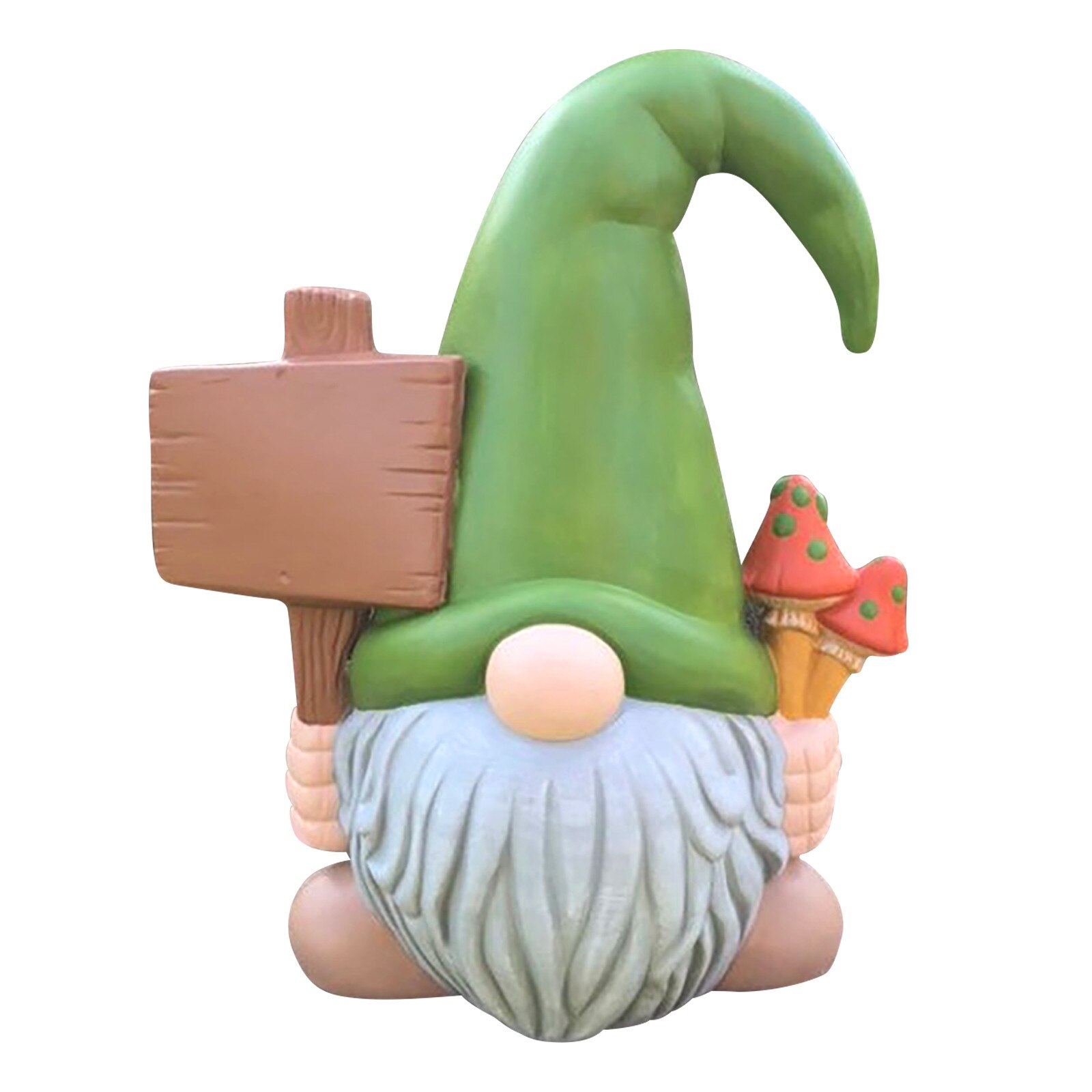 Garden Decoration Outdoor Gnome Statue Collectible Figurines Miniature Resin Statue Gardening Gnome deco jardin exterieur: Green