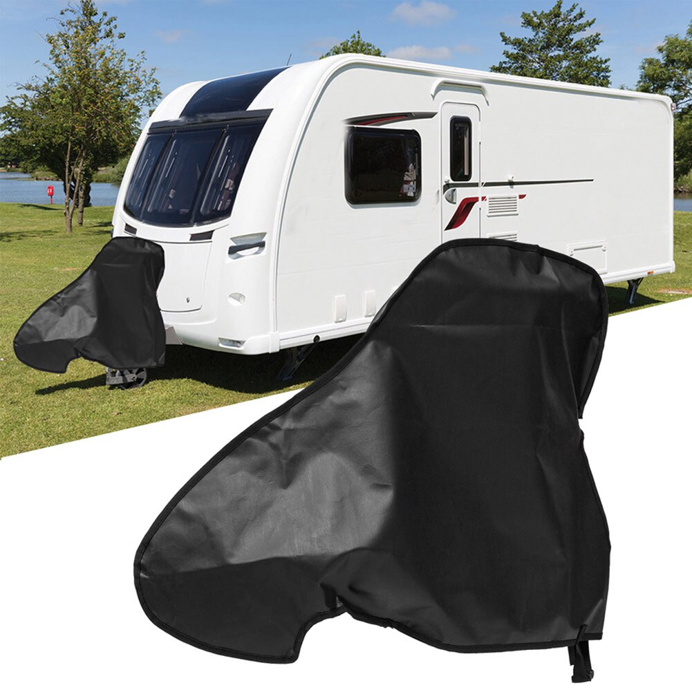 Universal Waterproof Caravan Towing Hitch Cover Trailer Rain Snow Dust Protector Easy to wash and clean