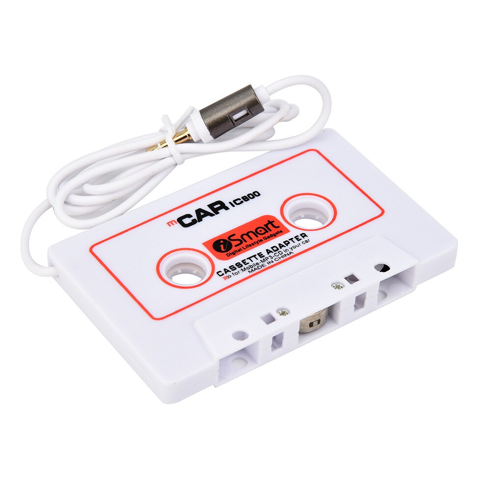 Cassette para automóvil IC800, cinta Casette de 3,5mm AUX para MP3/MP4 CD para iPod/iPhone, adaptador de Audio Universal para coche