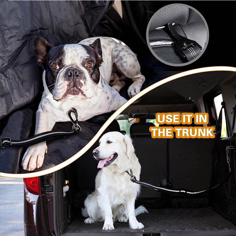 Dog Seat Belt 3-In-1 Verstelbare Puppy Kat Autogordel Reflecterende Nylon Voertuig Veiligheidsgordel Harnas Voor grote Hond Dierbenodigdheden