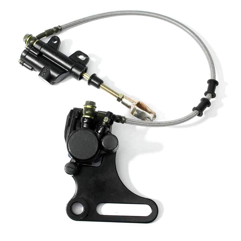 Motorcyclr Brake Master Cylinder Lever Rear Master Cylinder Caliper Assembly for 50Cc 70Cc 90Cc 110Cc 125Cc 15OCC