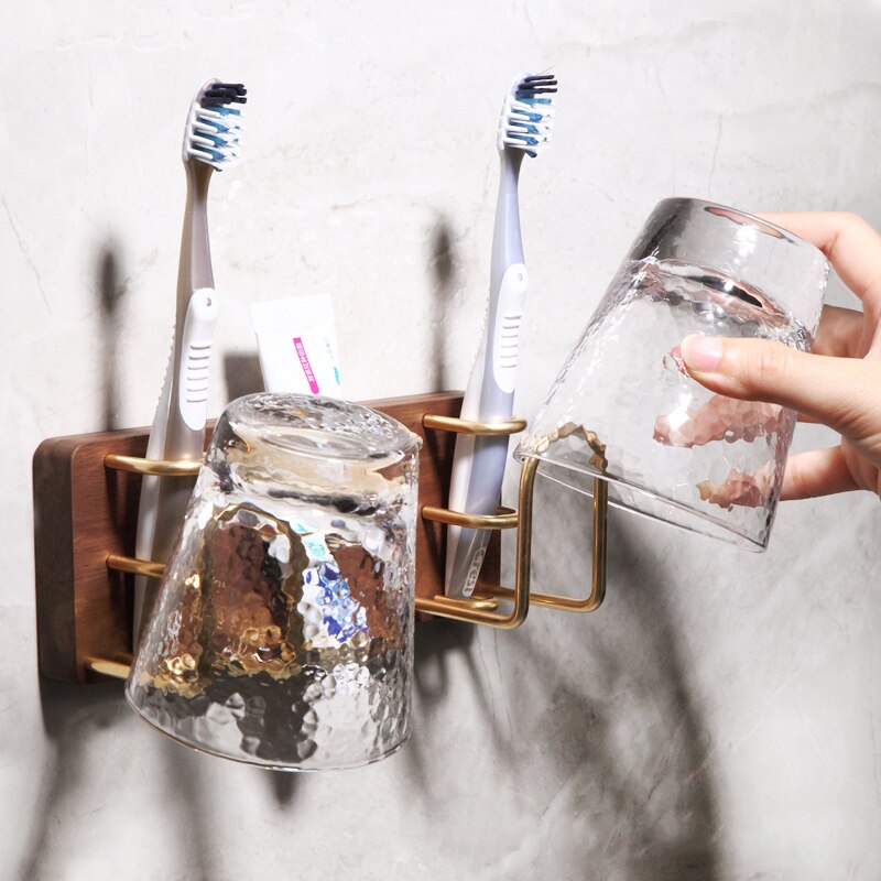 Multifunctionele tandenborstel bekerhouder wandhanger tandenbekerhouder mondbekerrek gratis perforatie