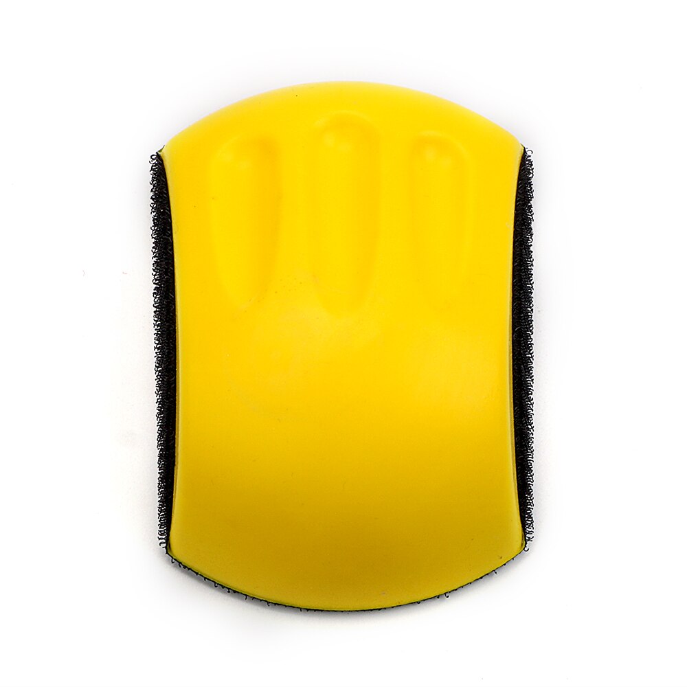 Muis Vormige Backing Pad Hand Slijpen Blok Automotive Refinish Polish Plaat Auto Polijstmachine Auto Care Voor Schuurschijf