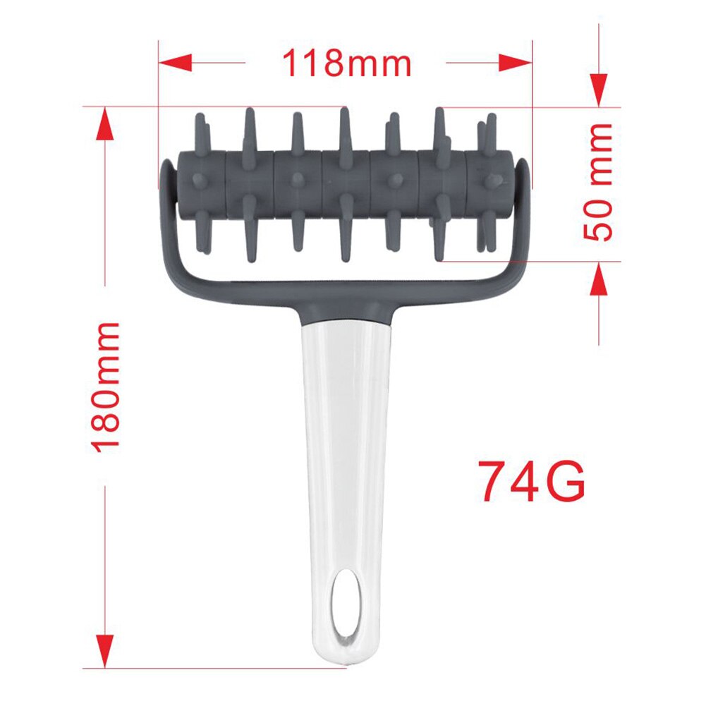 ABS With Spikes Pizza Needle Roller Cake Bread Pin Wheel Easy Clean DIY Grid Cutter Baking Tool Hole Punch Handheld Home Kitchen