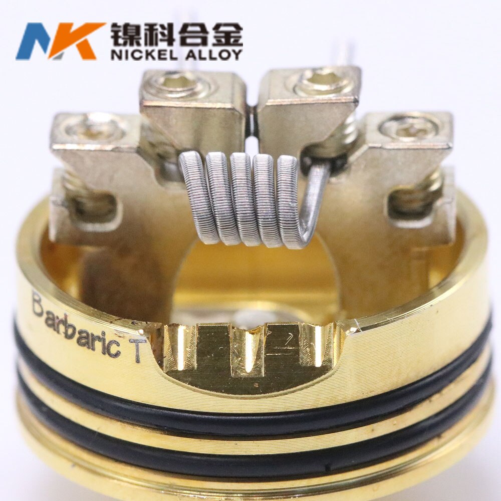 NK 10ft nichrom 80 mtl verschmolzen clapton draht rda rta ni80 heizung draht versetzt nicrome vape spule draht