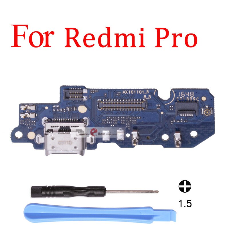 1pcs Voor Xiaomi Redmi Pro Usb-poort Opladen Micro Dock Connector Flex Kabel