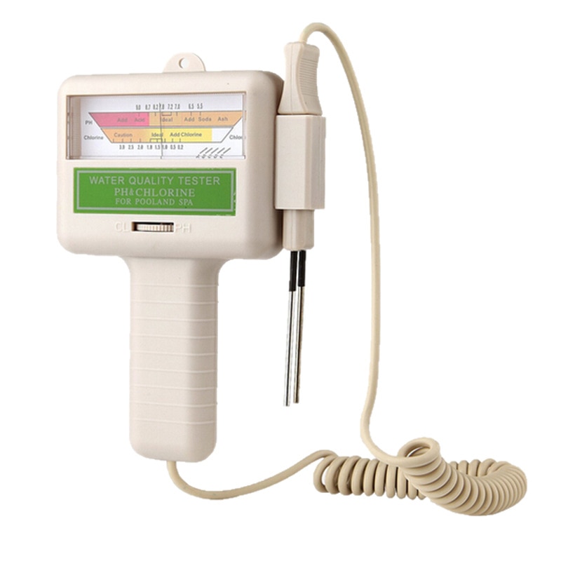 PC-101 Chloor Water Ph Waarde Wit Tester Zwembad Water Ph Accuratly Test Monitor Instrumenten