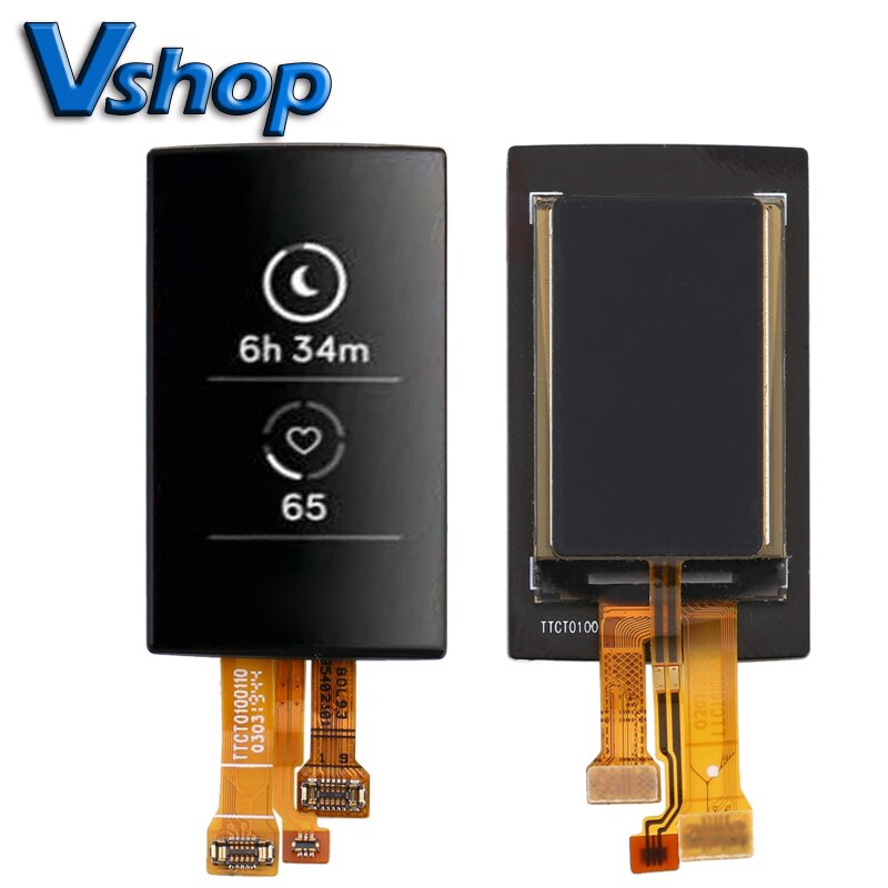 LCD Screen and Digitizer Full Assembly For Fitbit Charge 3 Replacement Repair Parts