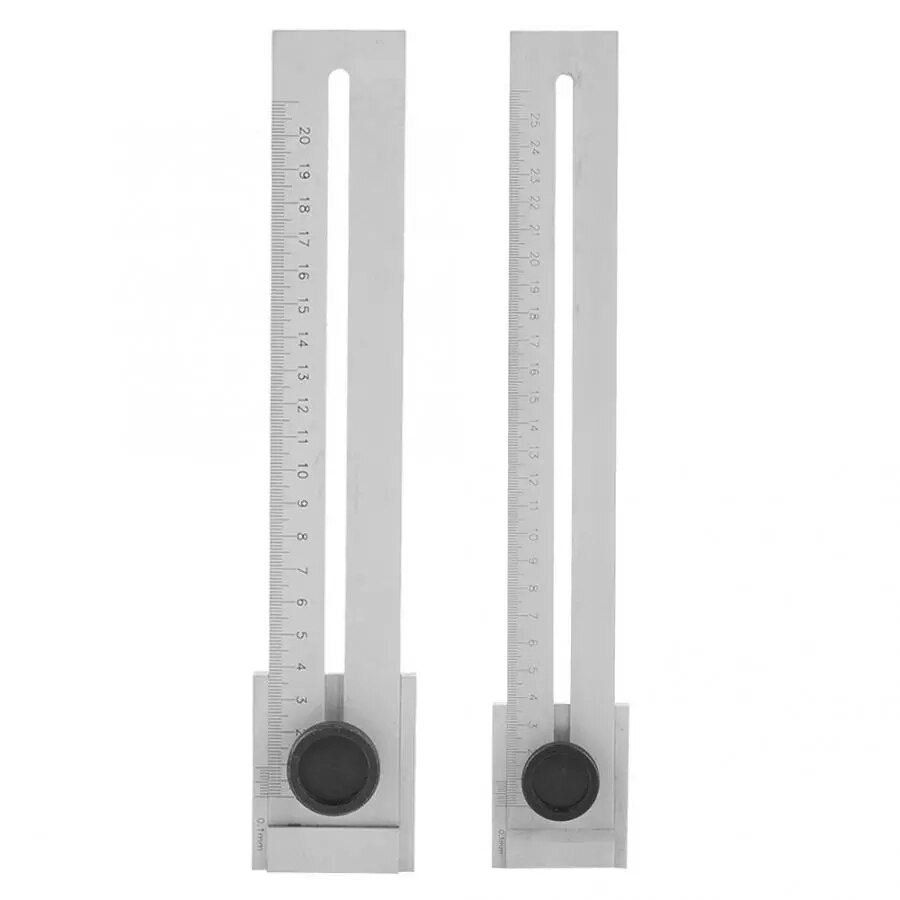 200mm 250mm 300 Parallel Ruler Marker Gauge Precise Marking Gauge Sliding Line Ruler Durable Straight Ruler for Marking out Jobs
