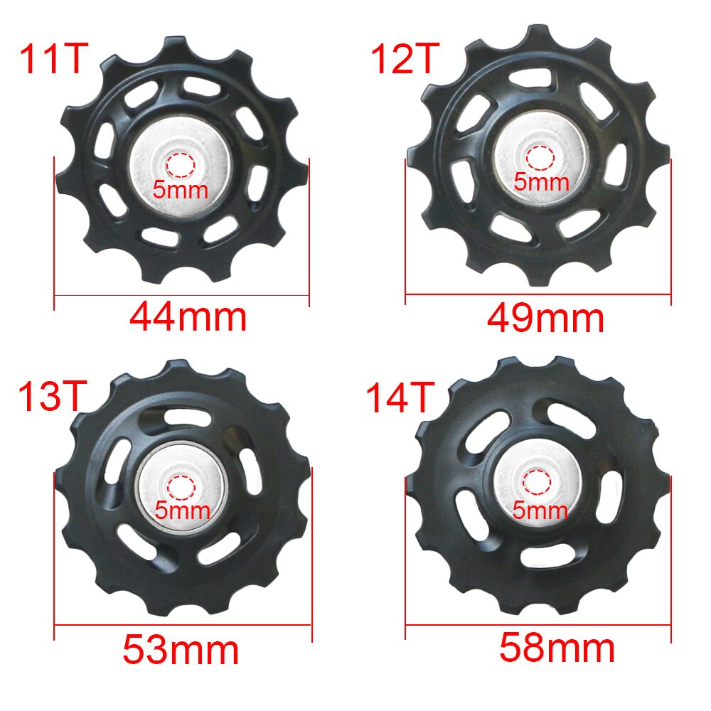 11T 12T 13T 14T Lagerbier MTB Fahrrad Hinten führen Rad Rennrad Jockey Schaltwerk Rolle Rolle für Shimano Sram Reparatur Bausatz