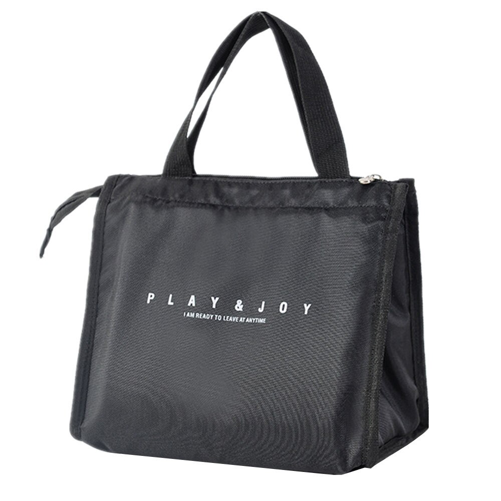Bolsa de almoço dobrável portátil, sacola feminina, organizadora para almoço, suporte de almoço, recipiente de armazenamento de alimentos, bolsa para carregar alimentos: A