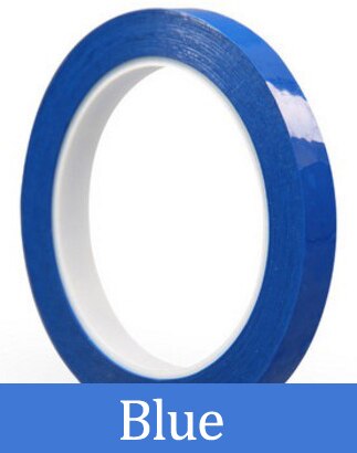 Desktop Positioning Tape 50M Marking Tape Whiteboard Color Discrimination Warning Grid Line Adhesive Tape Supply: blue