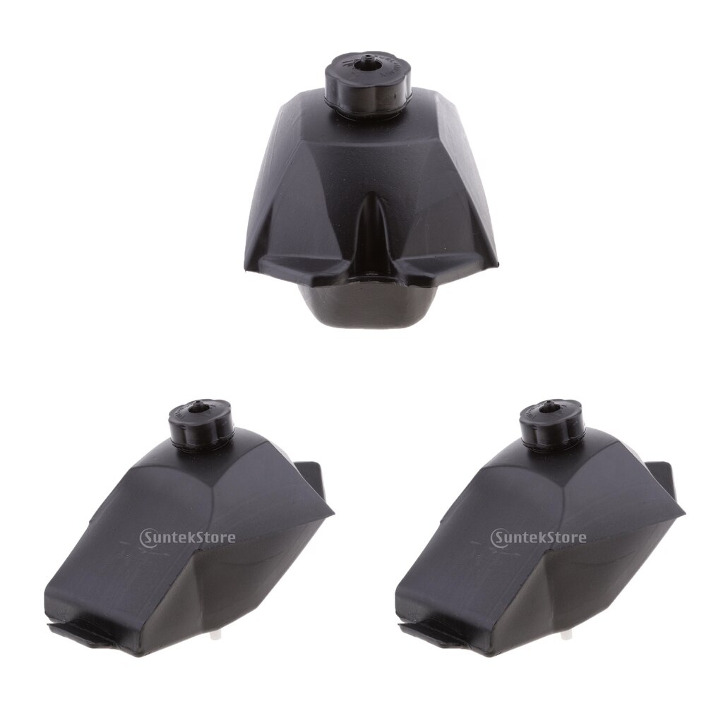 3pc Gas Fuel Tank for 43/47/49cc ATV Gokart Mini Quad Dirt Bike ATV Black