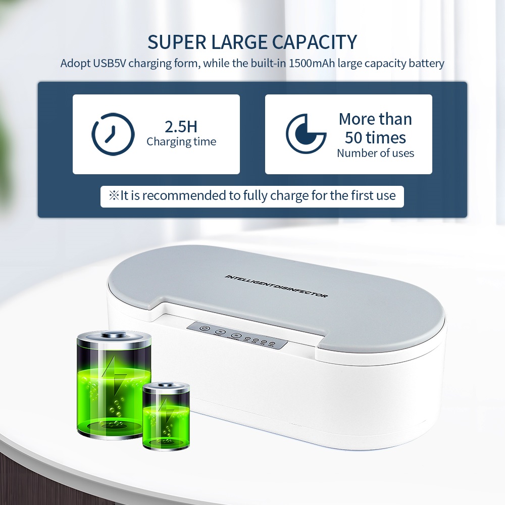 Multifunctionele sterilisator Aromatherapie UV-licht Desinfectiedoos Aromatherapie Ontgeuren Sterilisator voor sieraden Bril Telefoon