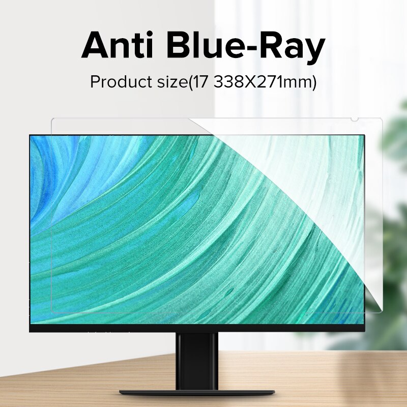 LLANO Tablet Screen Protector Anti Blue Ray Film ochronny Laptop 13.3 14 15.6 17.3 32 cale dla Lenovo/ASUS/HP/Xiaomi/Monitor: 17 338X271mm