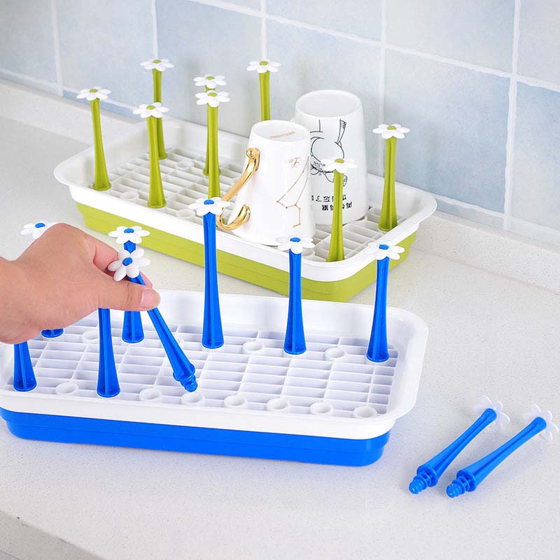 Baby Bottle Drying Rack Countertop Drying Escorredor De Mamadeira Drying Rack For Babies Bottle Drainer Dryer Cleaning Dryer