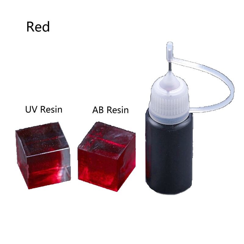 8 Colors 10g 0.35oz Liquid Epoxy Resin Colorant Highly Concentrated Resin Pigments Kit Jewelry Making Resin Art Crafts Tools Kit