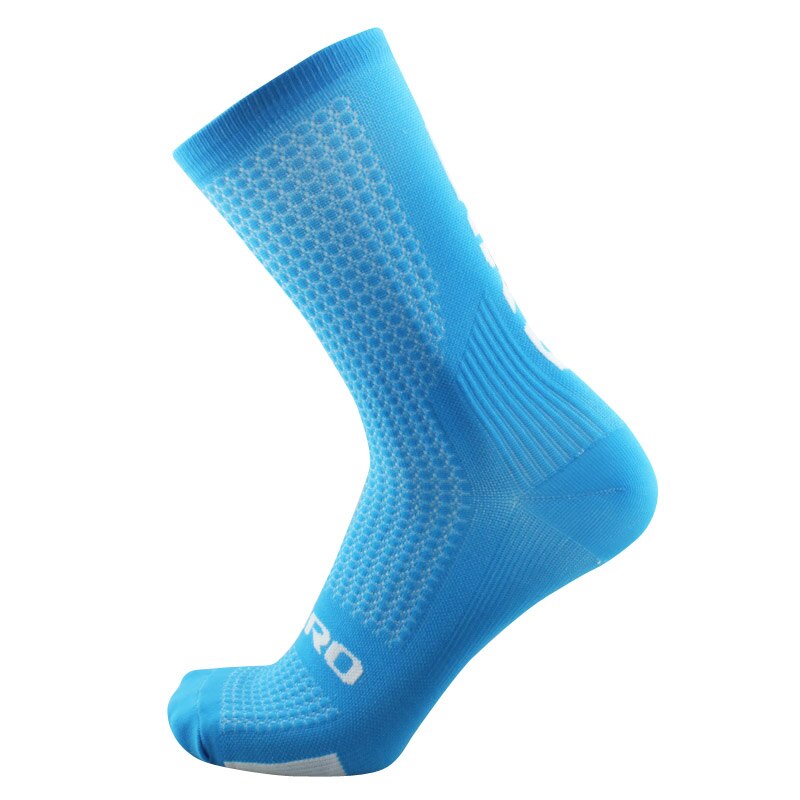 10 colors bike socks cycling Unisex Outdoor Sports Socks Road bicycle socks Coolmax Material top: Sky Blue