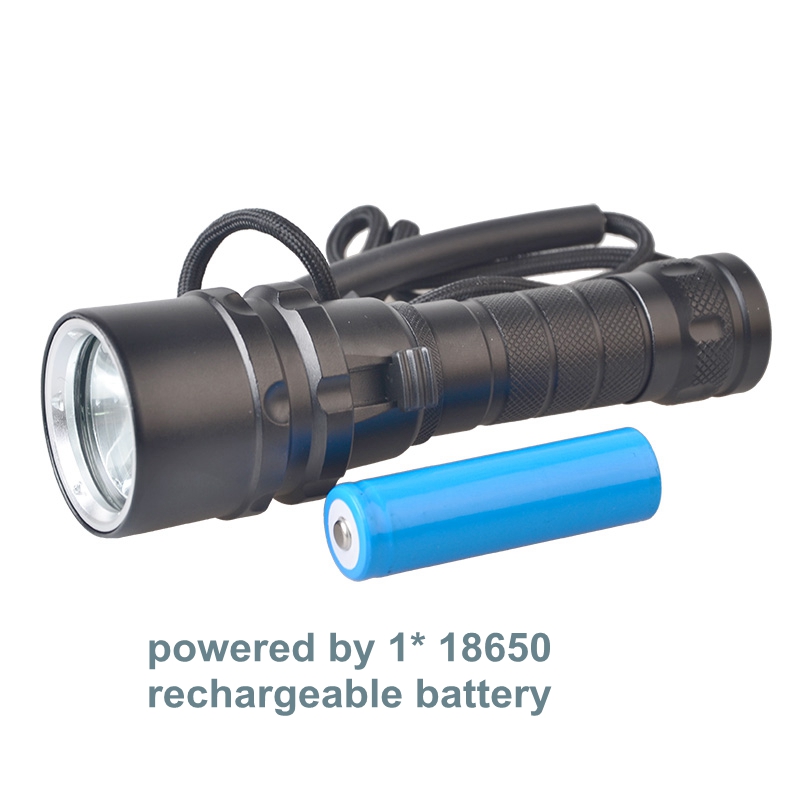 Linterna de buceo TOPCOM CREE XML T6 L2 LED Luz de pesca submarina blanca o amarilla linterna sumergible de buceo antorcha 3800 6000 lúmenes