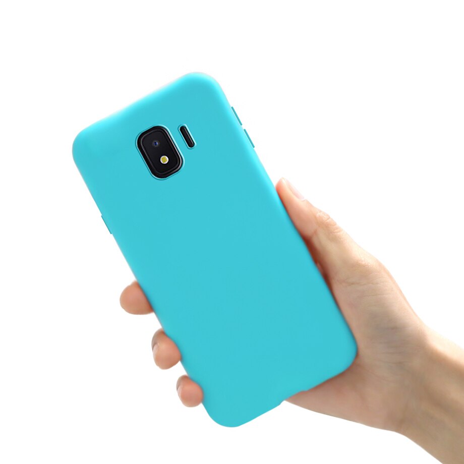 Voor Samsung J2 Core Case Soft Silicone Back Cover Phone Case Voor Samsung Galaxy J 2 J2 Core J2Core case SM-J260F J260F J260: J2 2018 J250 / Sky Blue