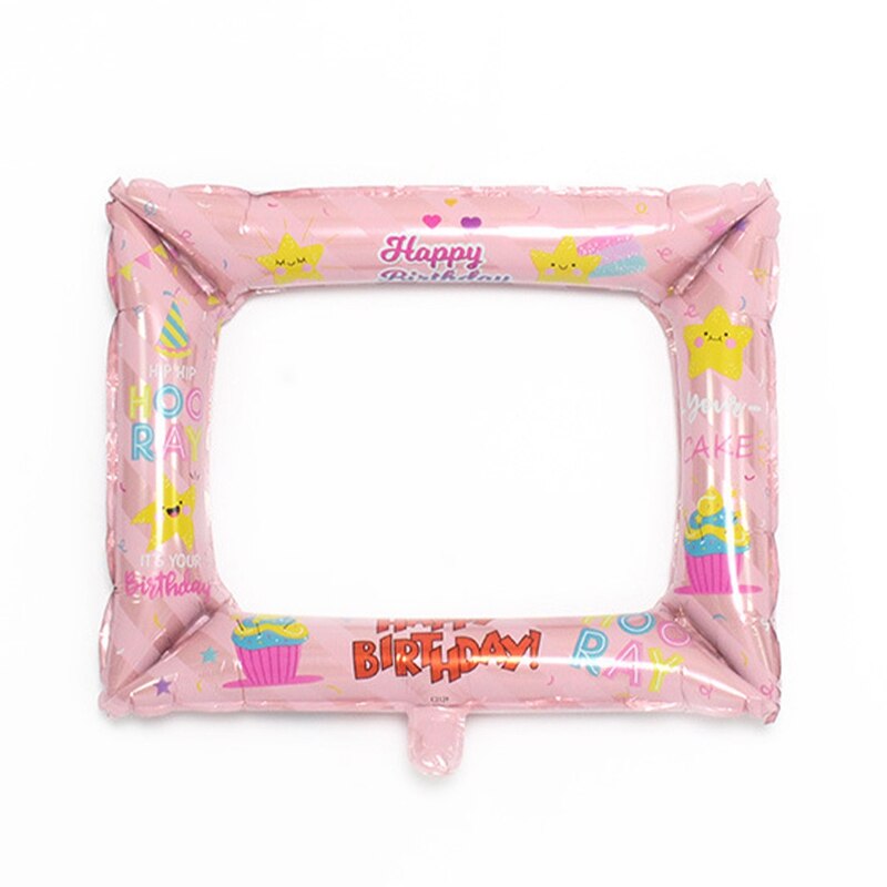 twórczy zdjęcie ramka urodziny impreza balon zdjęcie ramka ślub Modeling rekwizyty Dzieci dorosły zabawny ukończenie szkoły zdjęcie poza dekoracyjny: S2  Balloon