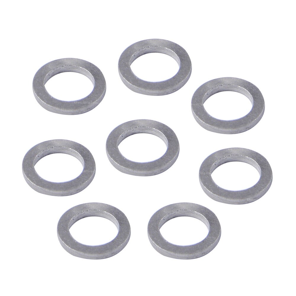 CloudFireGlory 50Pcs Car Engine Oil Drain Plug Metal Crush Washer Seal O-Ring Gasket 12mm ID. 20mm OD.