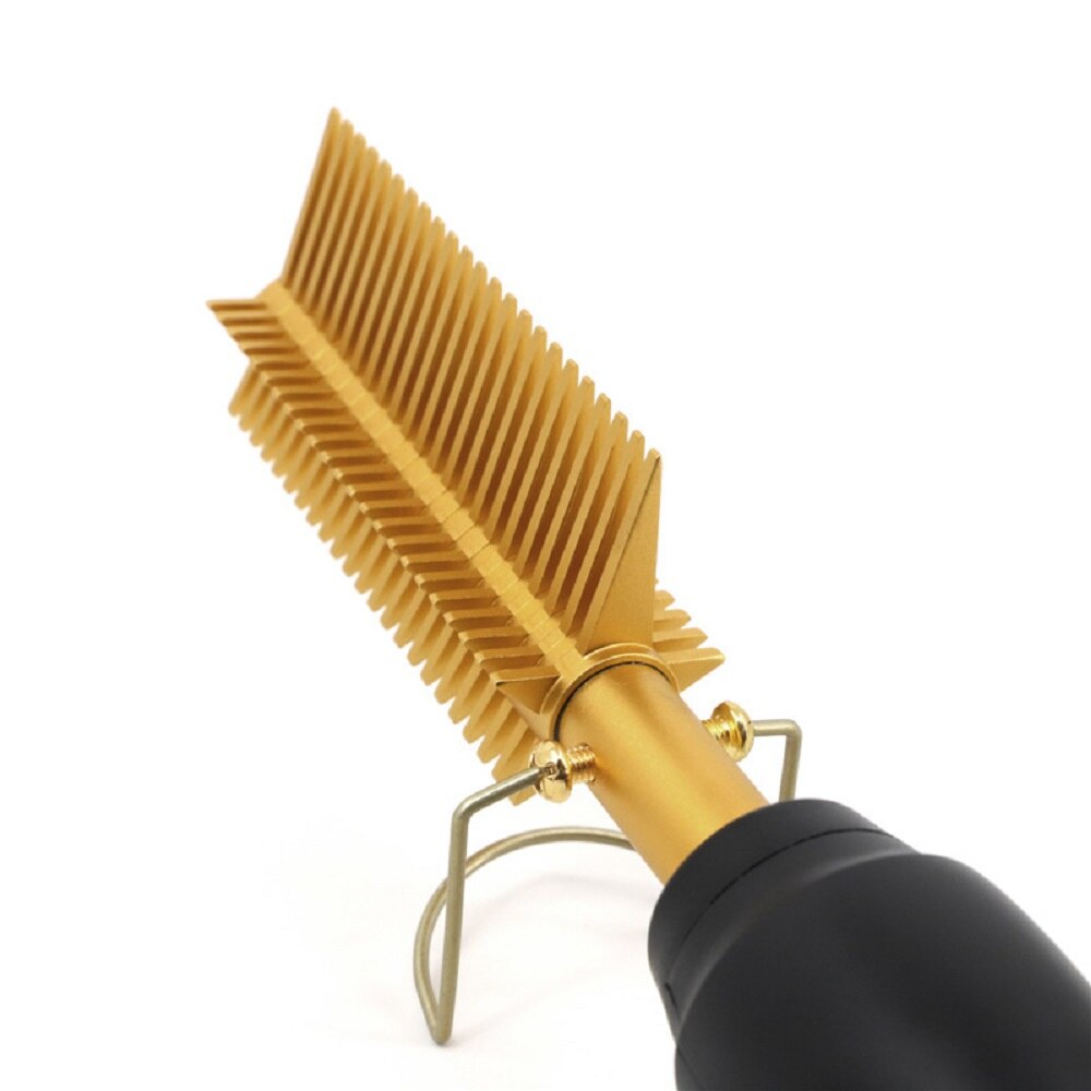Electric Copper Comb Beard Comb Curling Stick Home Curler Straight Hair Comb STYLING COMB