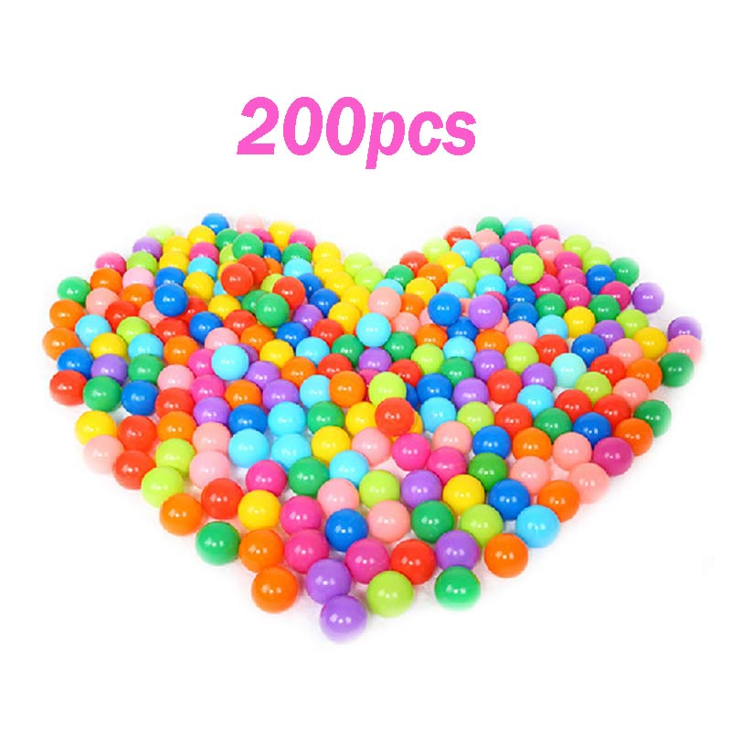 Plastic Balls For Ball Pit Baby Pool Balls 200pc Colored Plastic Parque De Bolas Ball Pit Playpen: Default Title