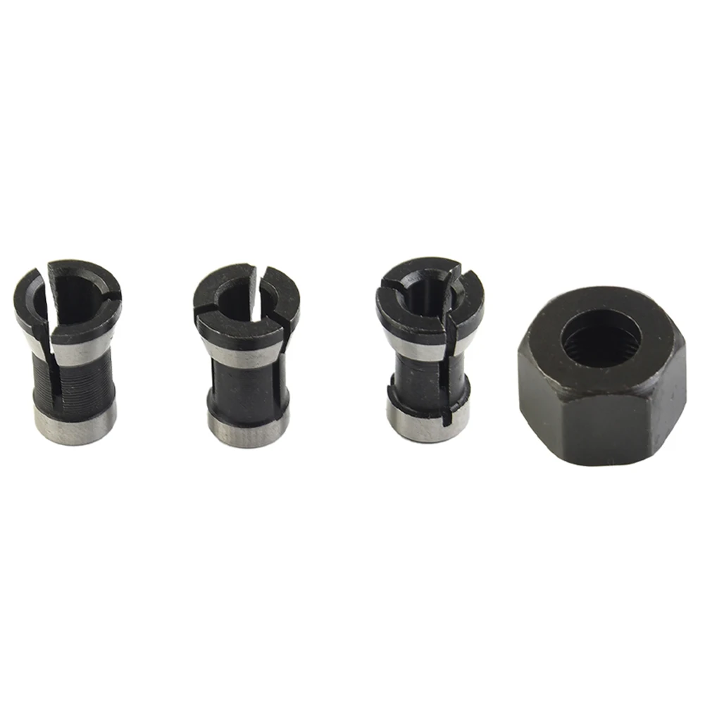 Écrou à vis M15 avec mèche de routeur, mandrin à pince en acier au carbone 6/8/6.35mm, fraise pour couper le mandrin de gravure, outil électrique 2 pièces