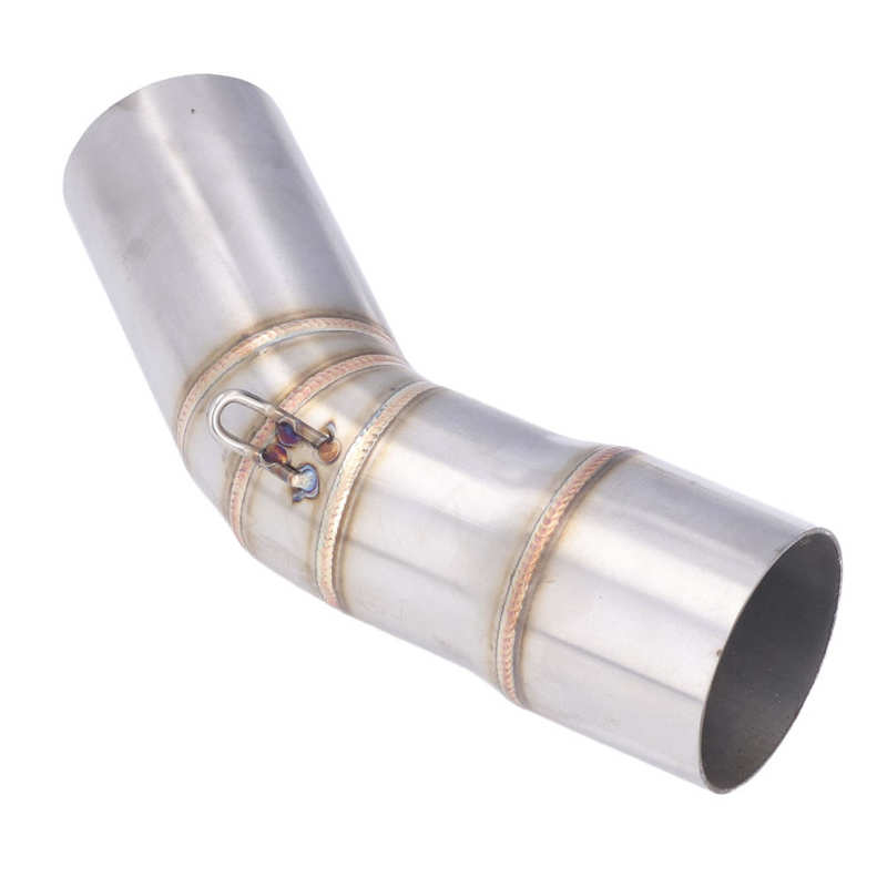 Exhaust Intermediate Tube 1mm Thick Exhaust Medium Tube for Motorcycle