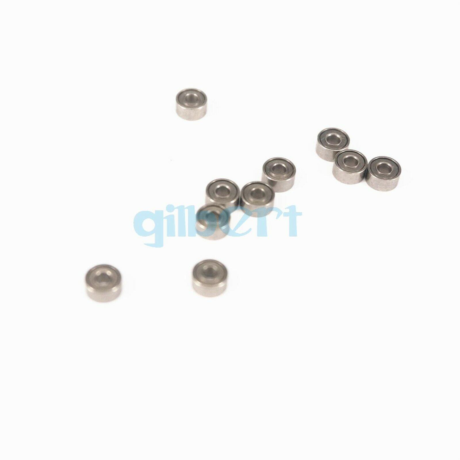 10 Pcs 1.5X4X2 Mm Micro Afgeschermde Diepe Groove Ball 681xZZ Model Radiale Lager