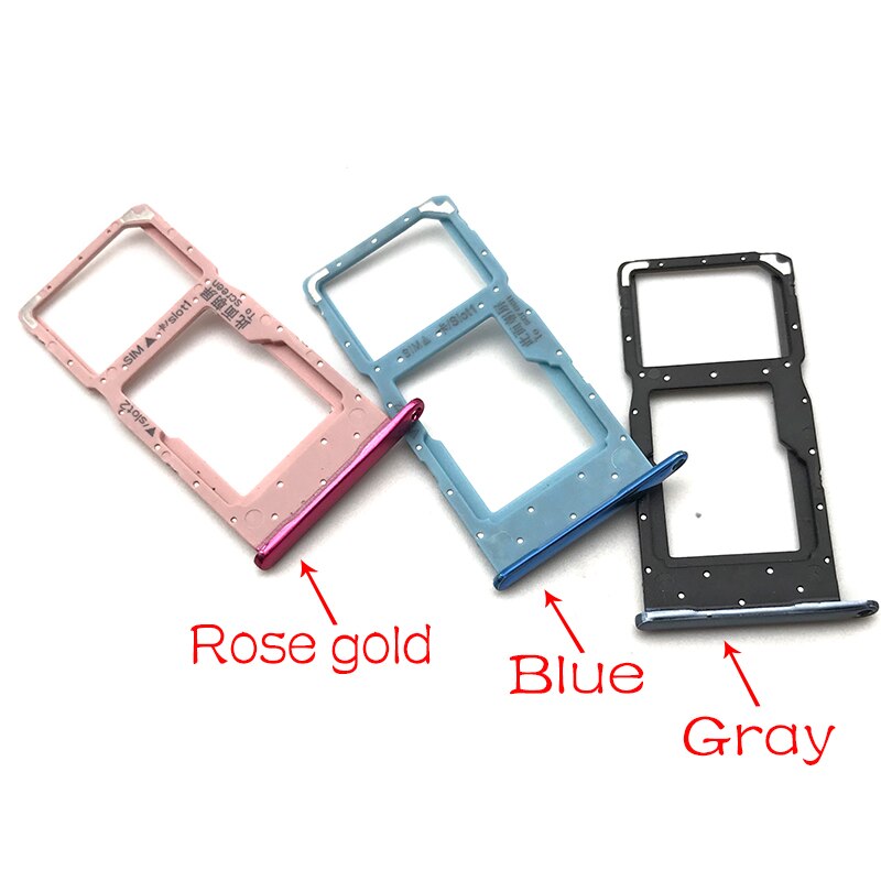 For Huawei P Smart / honor 10 lite SIM Card Tray Slot Holder Adapter Accessories