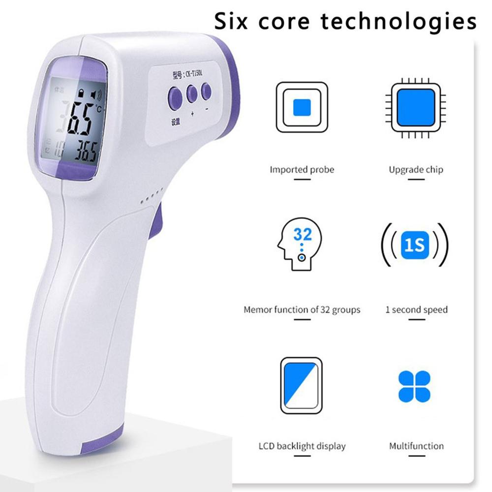 Infrared Thermometer Digital Non-Contact Forehead Temperature Sensor Digital Infrared Thermometer Fever Digital Measure Tool