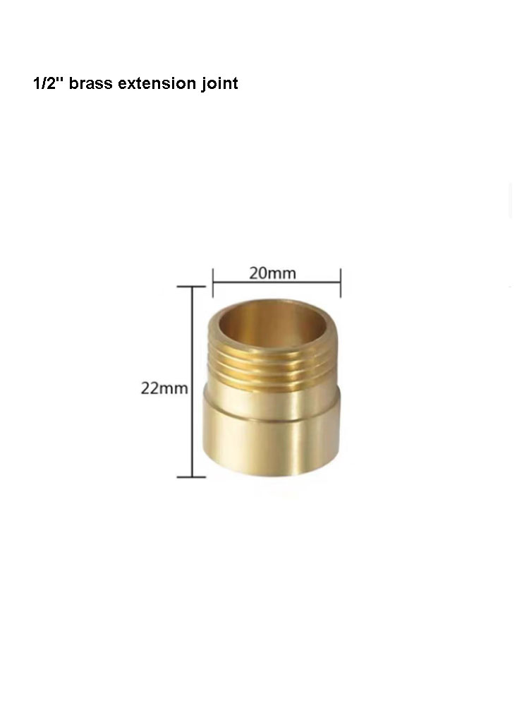 Vaskemaskine vandhane vandstopventil samling 1/2 " 3/4 " anti fald automatisk kontraventil helt messing / plastik indvendig kerne: Sort