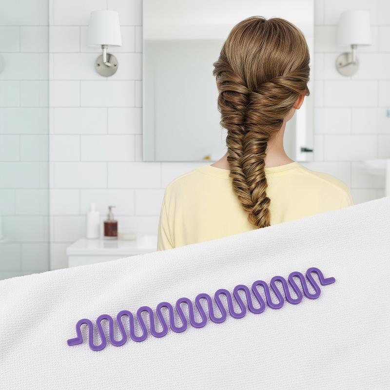Fischgräten-Haarflechtwerkzeug Magischer Französischer Twist Styling-Haarknoten-Maker Tragbar Wiederverwendbar für Zuhause Salon Mädchen Tägliche Haarstyling-Anwendungen