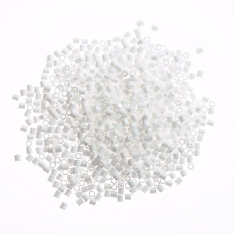 1000 stk 5mm eva hama / perler perler legetøj diy håndlavning sikring perle flerfarvet børn sjovt håndværk legetøj: Hvid
