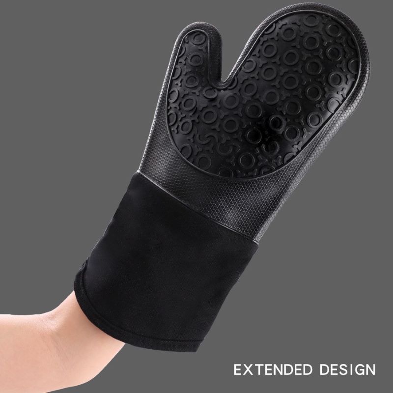 Huishoudelijke Non-Slip Siliconen Handschoenen Magnetron Warmte-isolatie Handschoenen Keuken Oven Anti-Brandwonden Beschermende Gear Keuken Gereedschap