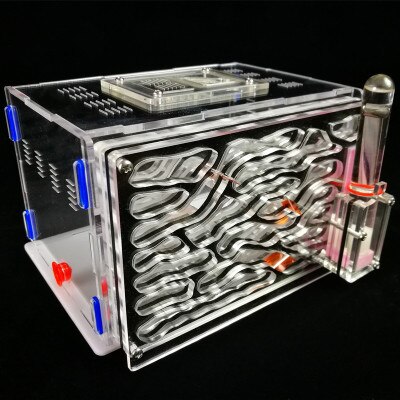 Ant Nest City C1 Insect Cage Farm With Feed Hamper Acrylic Display Box Ant Workshop Pet Ant Villa Castle Separated 3 Layers Home