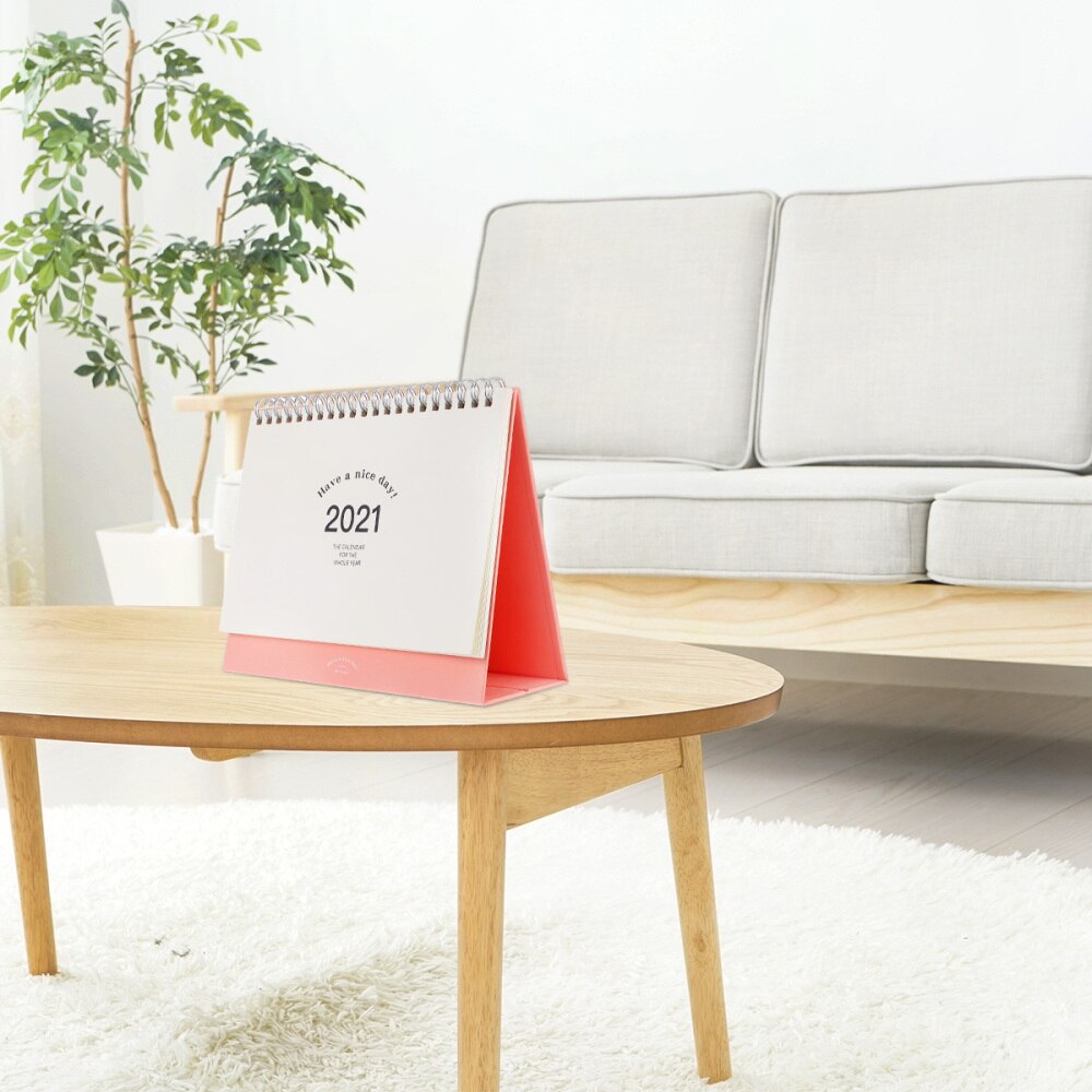 1 Pc Home Office Desktop Calendar Paper Standing Calendar