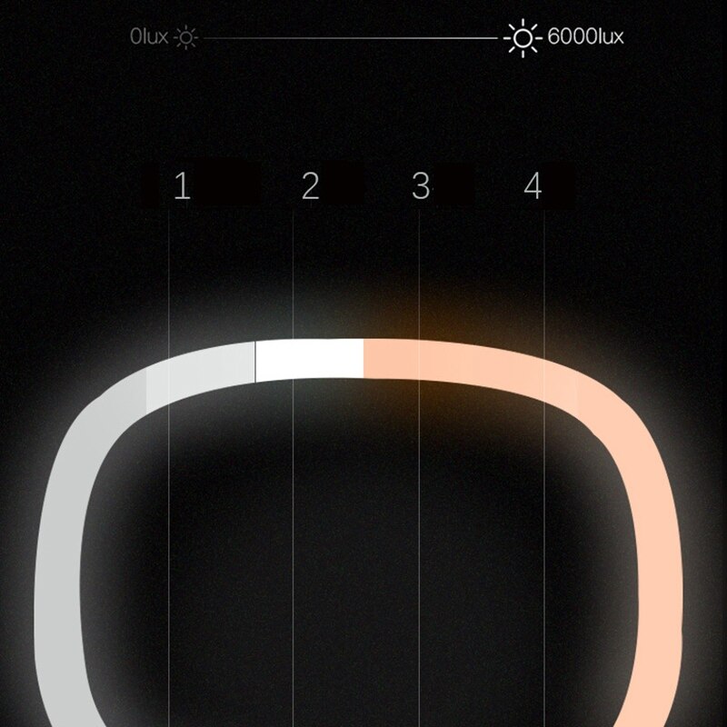 Carino Disegno del Gatto Lampada Da Tavolo A portato Specchio Pieghevole Specchio per Il Trucco Del desktop Specchio per Il Trucco Dormitorio Da Tavolo Luce di Riempimento