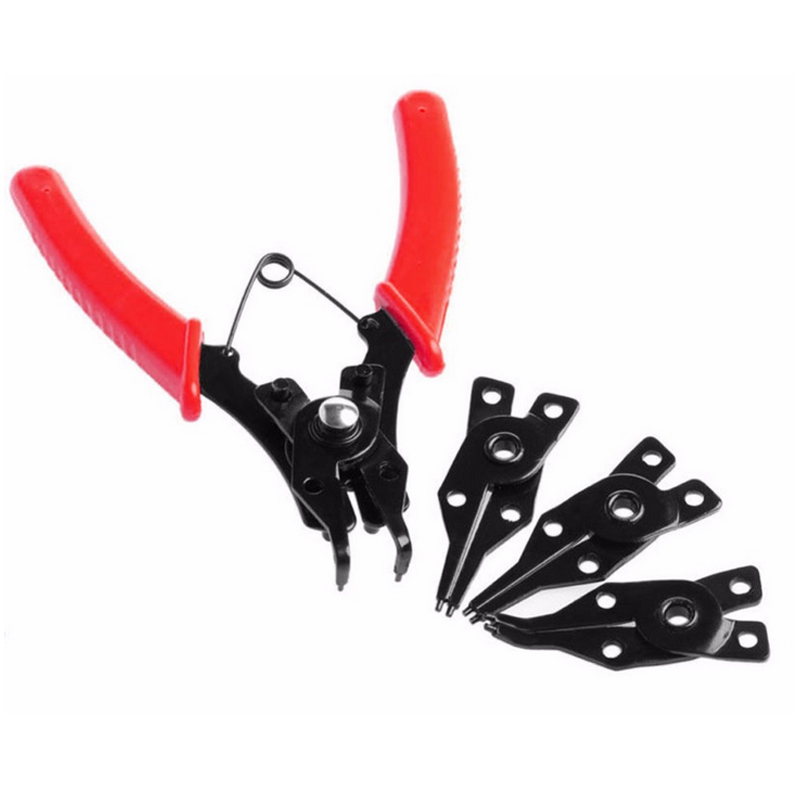 4-in-1 Multifunctionele Borgveertang Vier Headed Tangen Sluiting As Gebruikt Lente Demontage Puller Springs Multitool set: G207989A