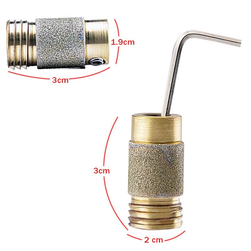 Bedste 5/8 tommer diamant slibehoved helix diamant kobber bit slibning og polering af glas keramik helix diamant kobber bit mcbl