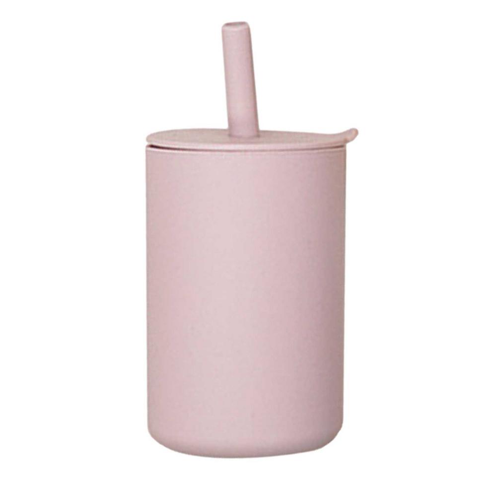 Vasos de silicona para bebé, sin BPA, almacenamiento portátil, envase de aperitivos, taza de alimentación para niños, juegos de tazas de aprendizaje a prueba de fugas: Y