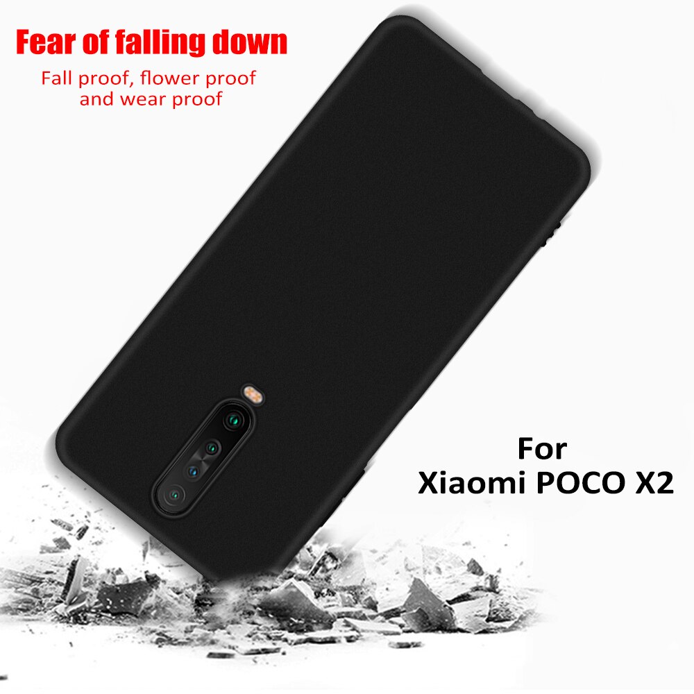 Für Xiaomi Poco X3 NFC Fall Matte Schwarz Telefon Abdeckung für Xiaomi Mi Hinweis 10 Mi 10 Pro Lite Ultra fall für Mi A3 Lite CC9 E Poco X2